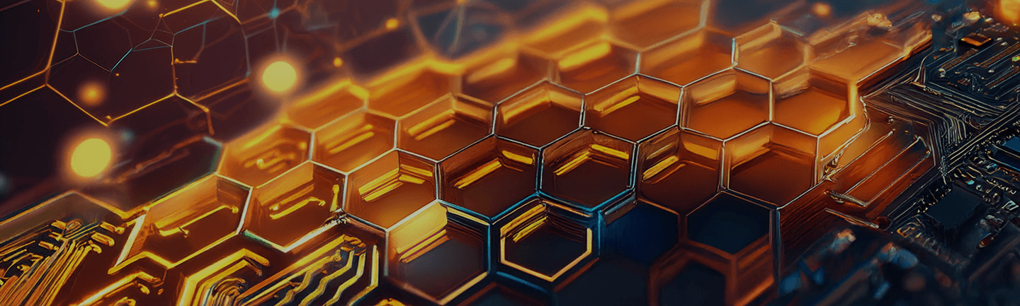 Tech Beehive Hex Pattern